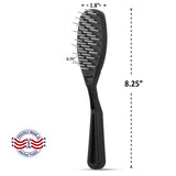 Hair Brush with Plastic Rotating Teeth Hair Doctor Products