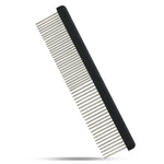 PRO Detangler Comb with EX-LONG Dual-Spaced Rotating PIns reduces hair damage